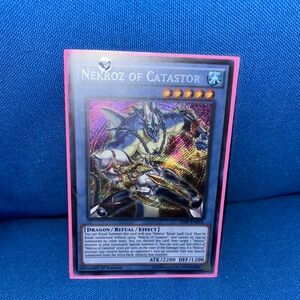 Yugioh Card Nekroz Of Catastor Card Water Type Monster Shiny 1st Edition 1996